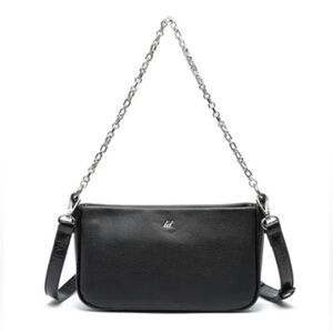 Like Dreams Jolie Pebble Convertible Crossbody Bag - Black
